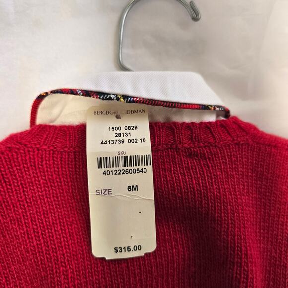 Bergdorf Goodman Baby Outfit size 6M - Made in Italy - Cashmere Blend Sweater - Picture 10 of 11